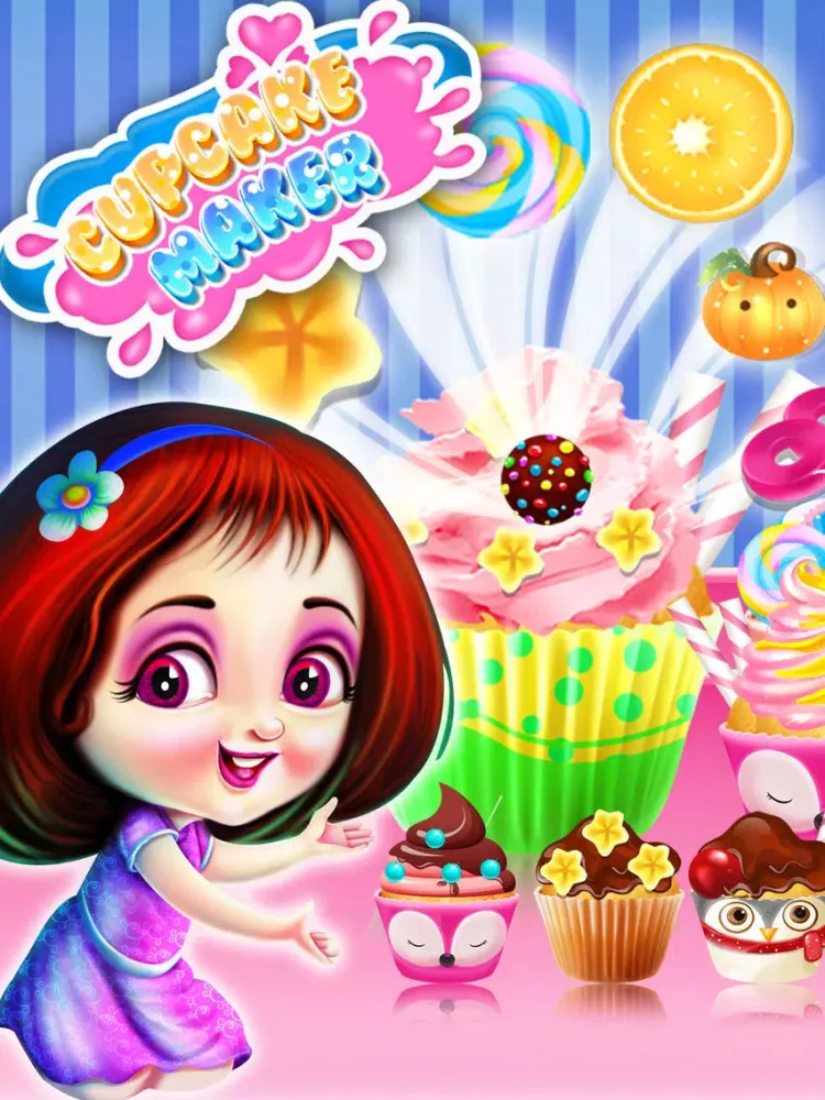 Cupcake Game: Cupcake Maker Cooking Games for Kids iPad  Screenshots