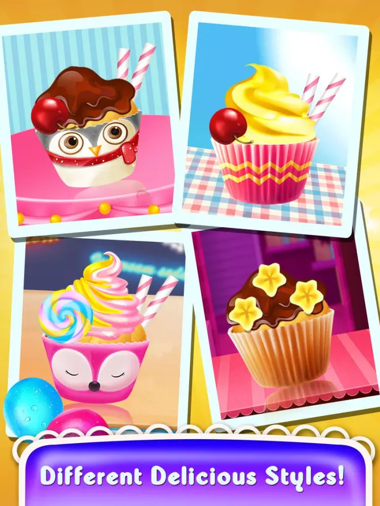 Cupcake Game: Cupcake Maker Cooking Games for Kids iPad  Screenshots