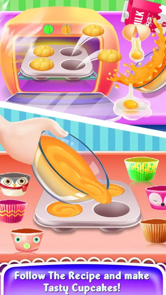 Cupcake Game: Cupcake Maker Cooking Games for Kids Screenshots