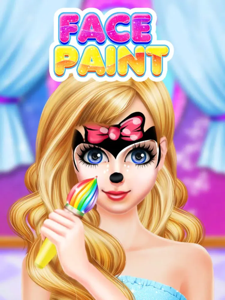 Face Paint Makeup Games: Makeover Painting Games iPad  スクリーンショット