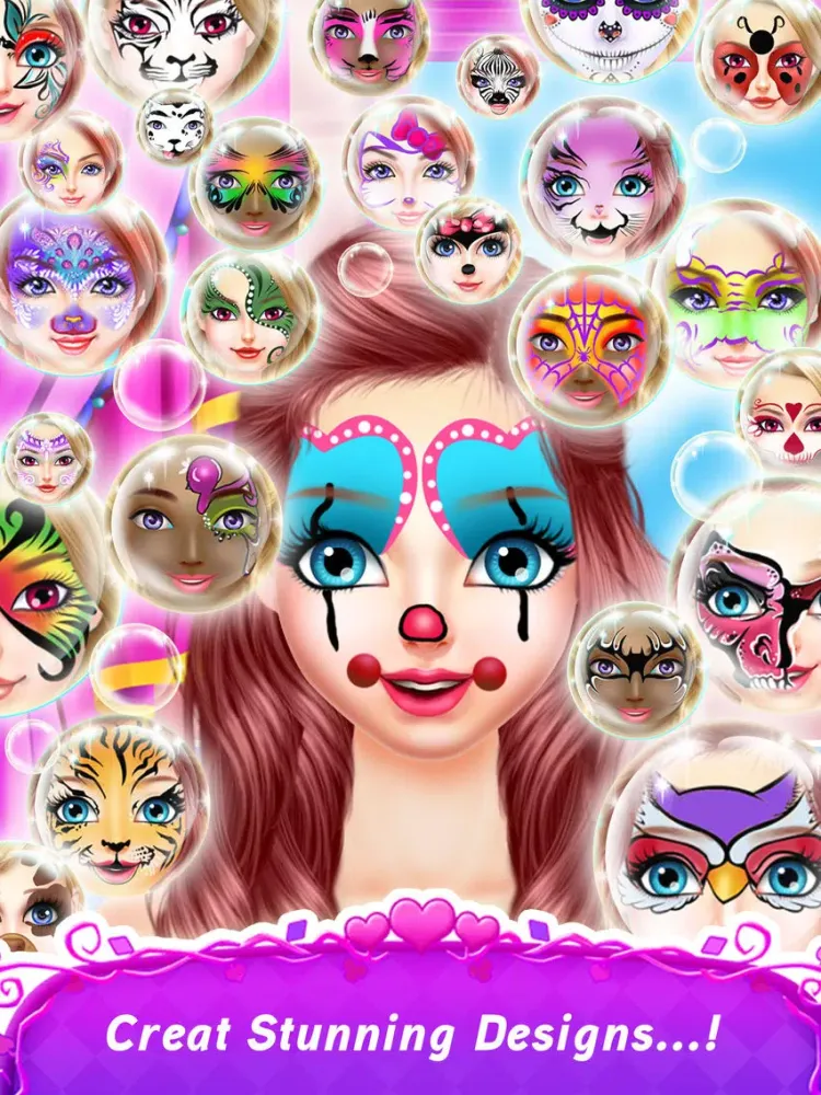 Face Paint Makeup Games: Makeover Painting Games iPad  スクリーンショット