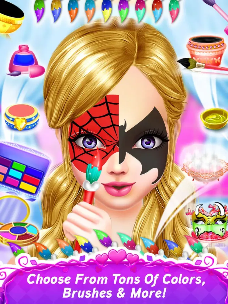 Face Paint Makeup Games: Makeover Painting Games iPad  スクリーンショット