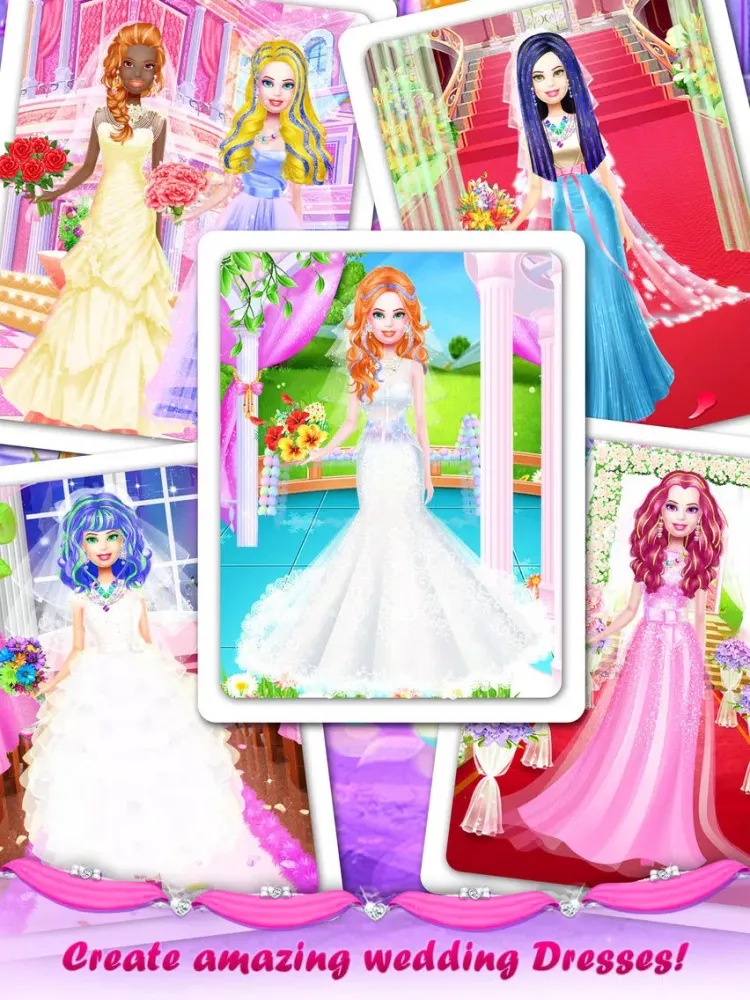 Captures d'écran de Wedding - Dressing Up Games iPad 