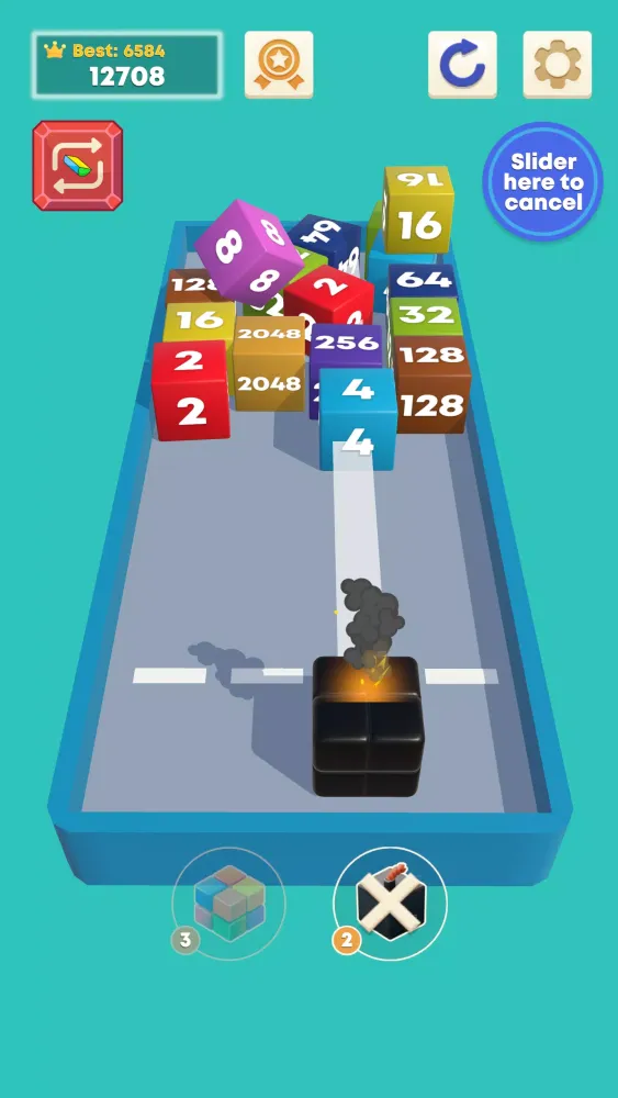 Cube Merge - 2048 Puzzle Screenshots