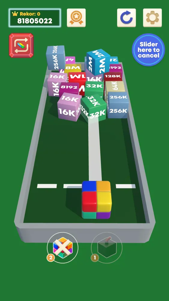 Cube Merge - 2048 Puzzle Screenshots