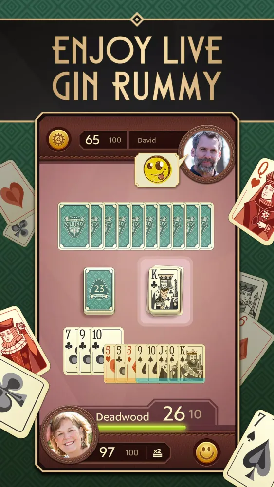 Grand Gin Rummy: Card Game应用截图