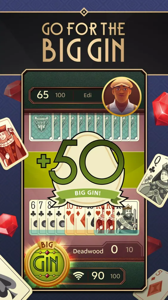 Grand Gin Rummy: Card Game应用截图