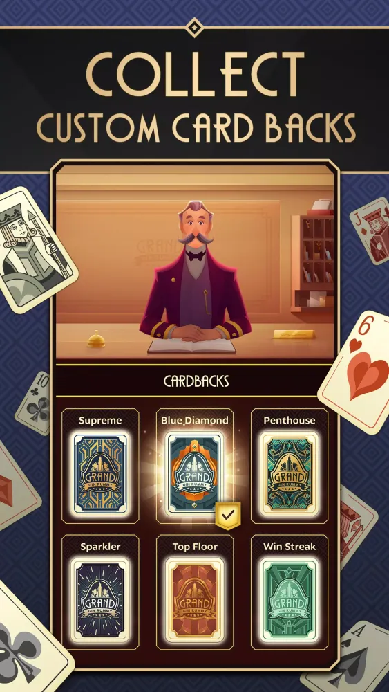 Grand Gin Rummy: Card Game应用截图