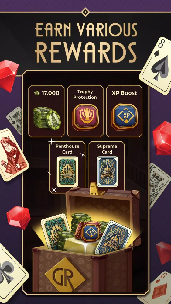 Grand Gin Rummy: Card Game应用截图