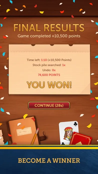 Скриншоты Solitaire Master: Real Money