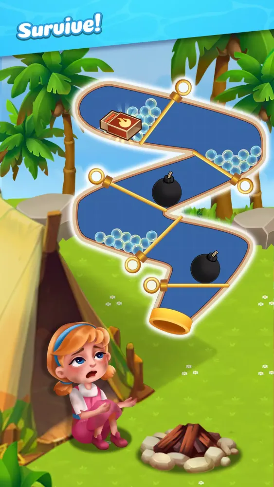 Capturas de tela do Home Island