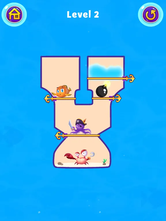 Fish Pin - Pull The Pin iPad 應用截圖