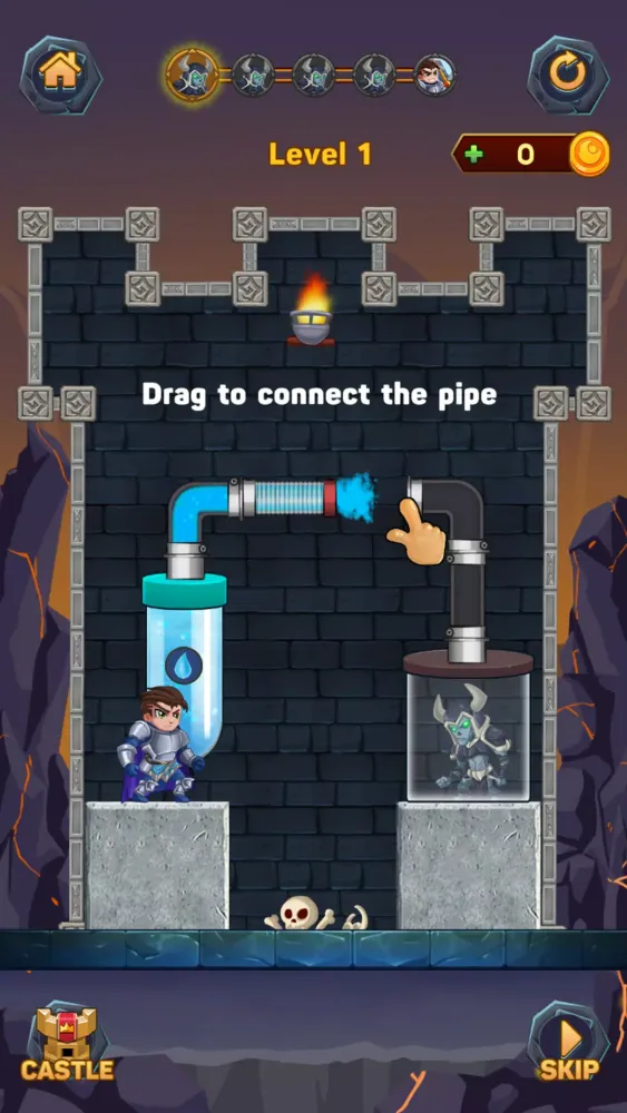 Hero Pipe Rescue Screenshots