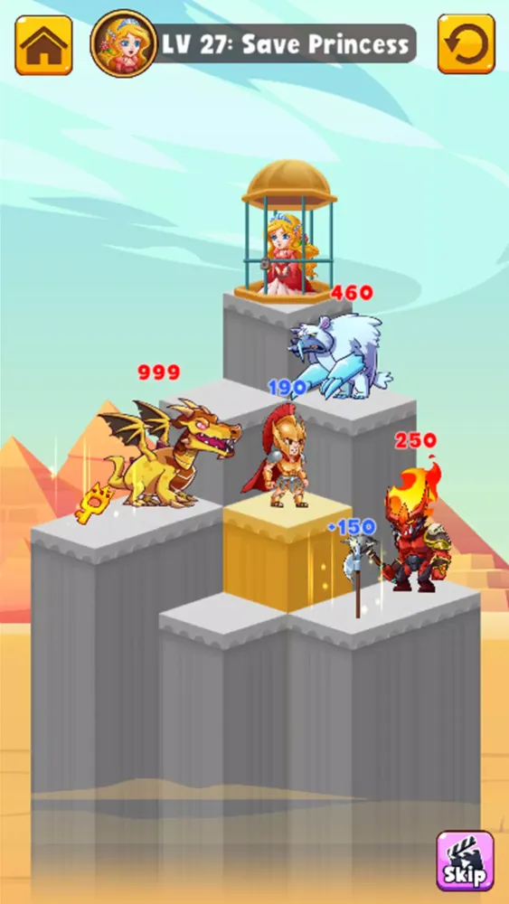 Capturas de pantalla de Hero Tower 2: Pyramid Puzzle