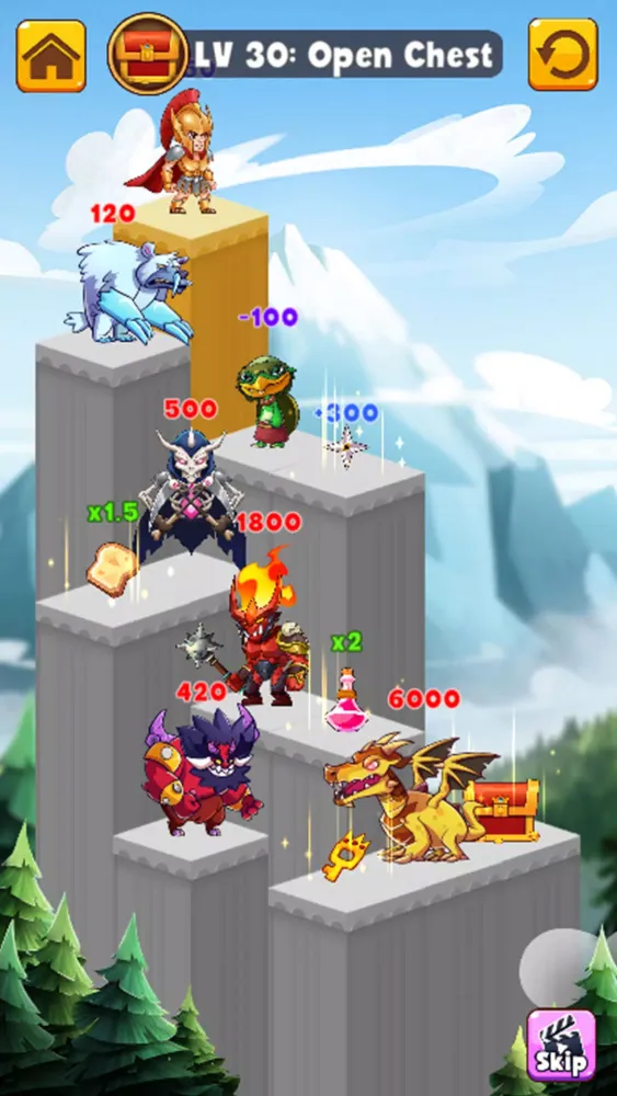 Capturas de pantalla de Hero Tower 2: Pyramid Puzzle