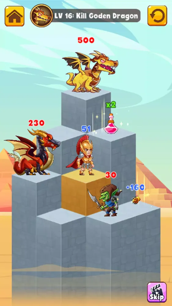 Capturas de pantalla de Hero Tower 2: Pyramid Puzzle