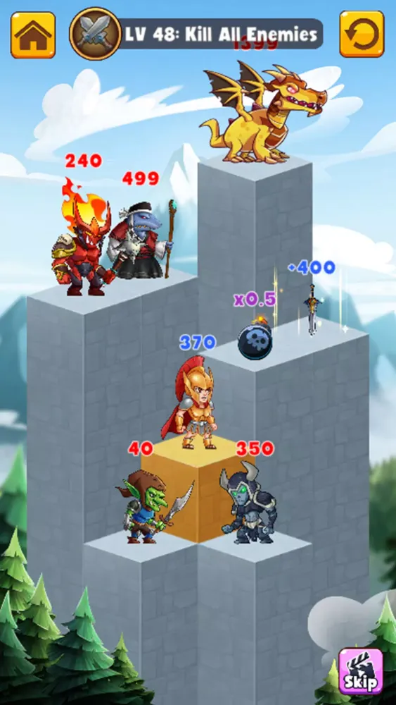 Capturas de pantalla de Hero Tower 2: Pyramid Puzzle