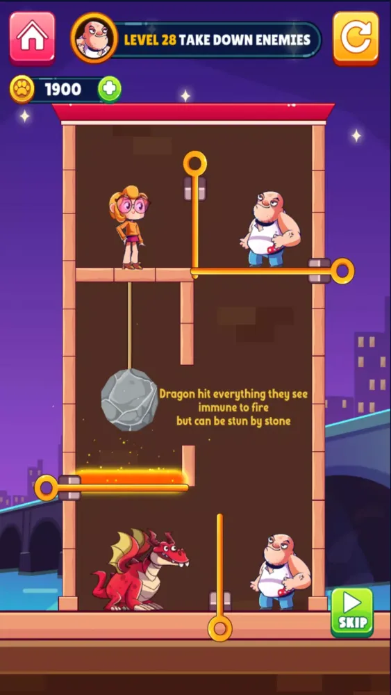 Capturas de tela do Save The Girl - Pull The Pin
