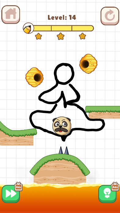 Save The Dog: Bee Draw Puzzle應用截圖