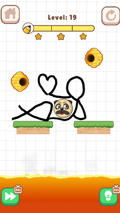 Save The Dog: Bee Draw Puzzle應用截圖