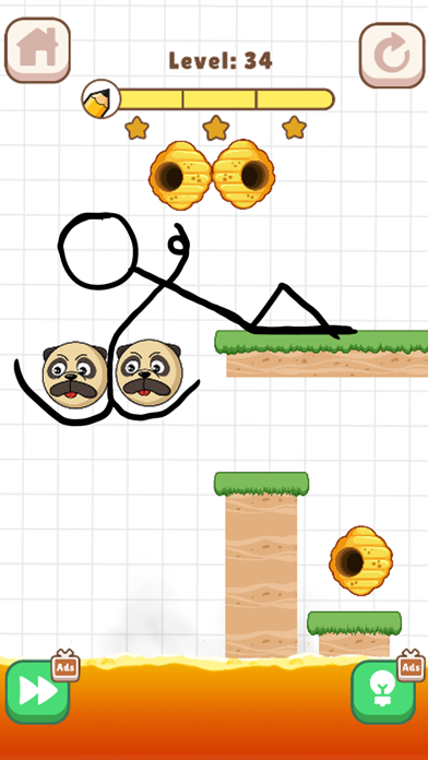 Save The Dog: Bee Draw Puzzle應用截圖
