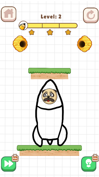 Save The Dog: Bee Draw Puzzle應用截圖
