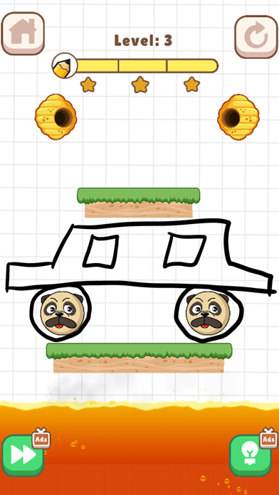 Save The Dog: Bee Draw Puzzle應用截圖