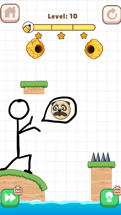 Save The Dog: Bee Draw Puzzle應用截圖