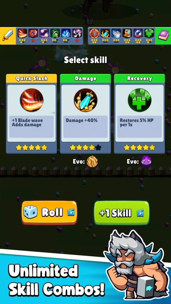 Tangkapan layar Survivor Legend