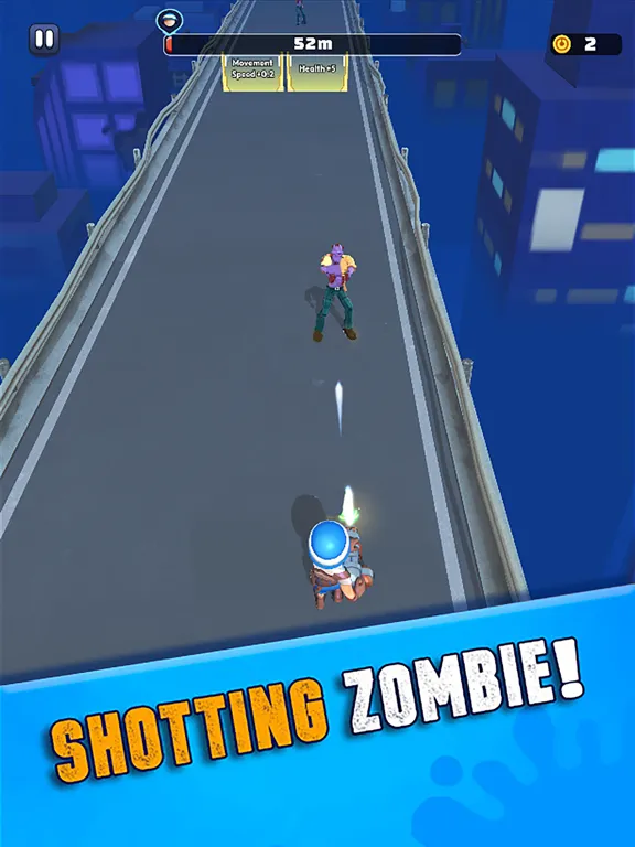 Captures d'écran de Zombie War: Shoot and Run iPad 