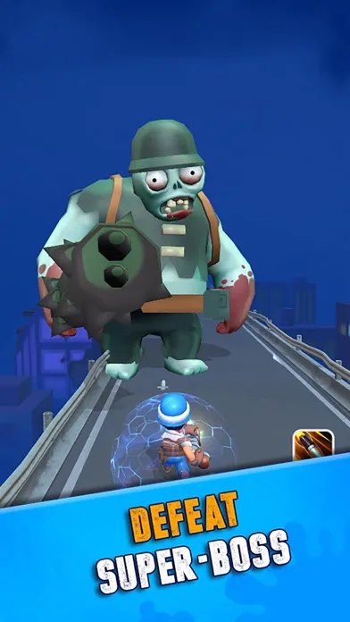 Captures d'écran de Zombie War: Shoot and Run