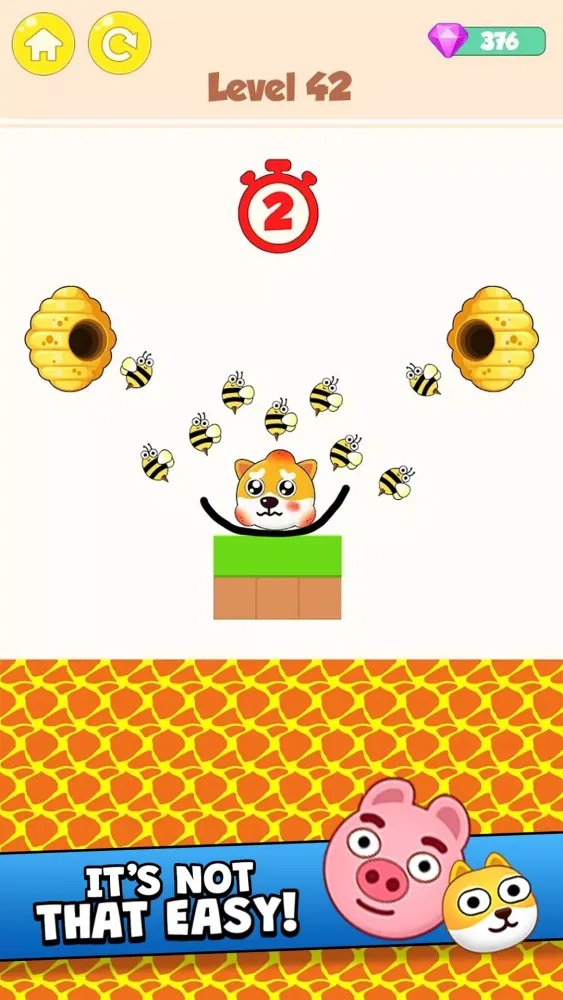 Captures d'écran de Save the Dog - Draw to Save