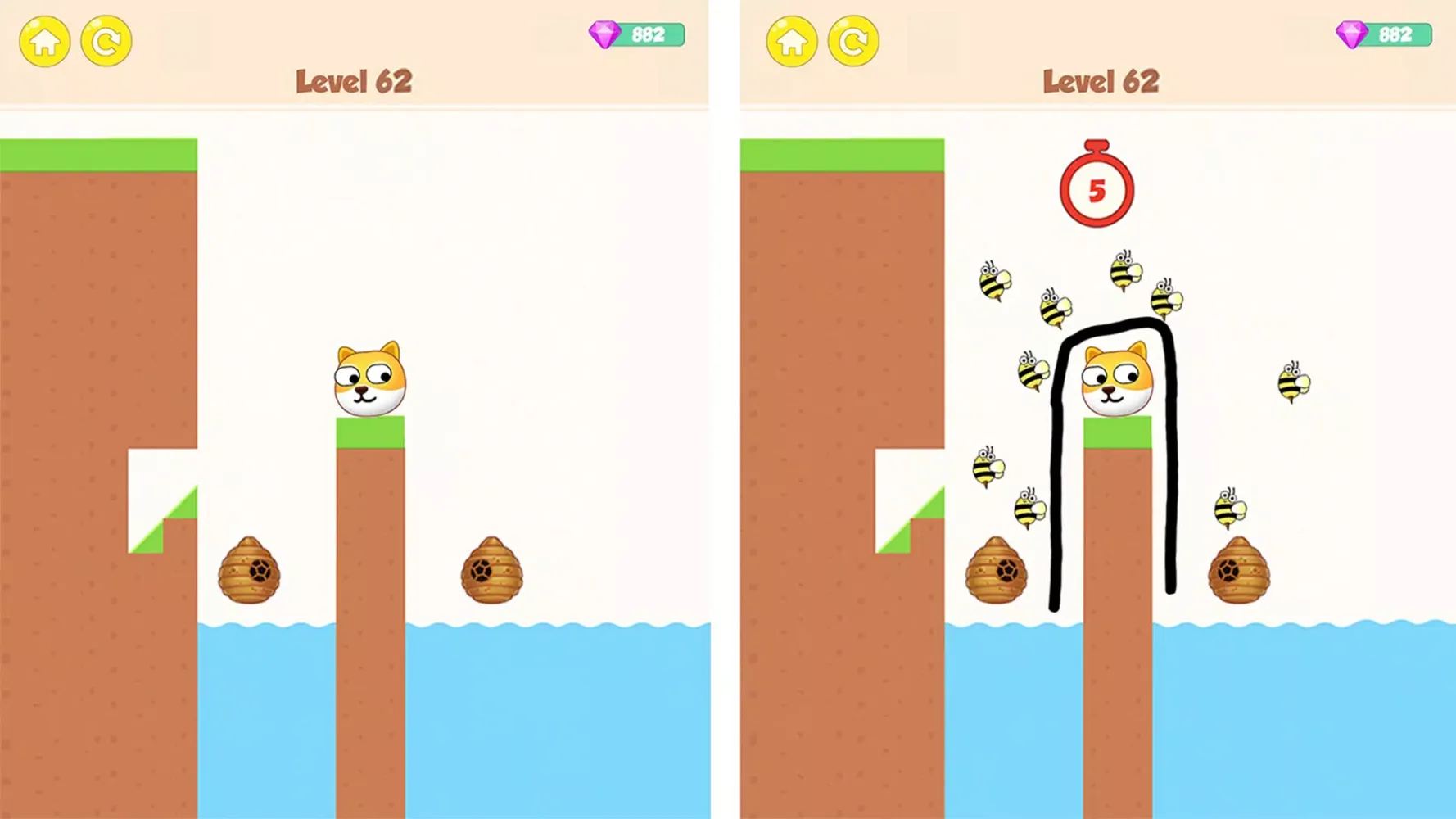 Captures d'écran de Save the Dog - Draw to Save