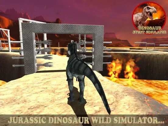 Dinosaur Stunts Simulator 2018 iPad  스크린샷