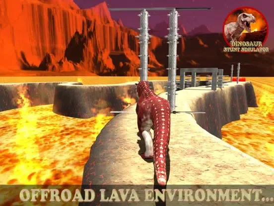 Dinosaur Stunts Simulator 2018 iPad  스크린샷