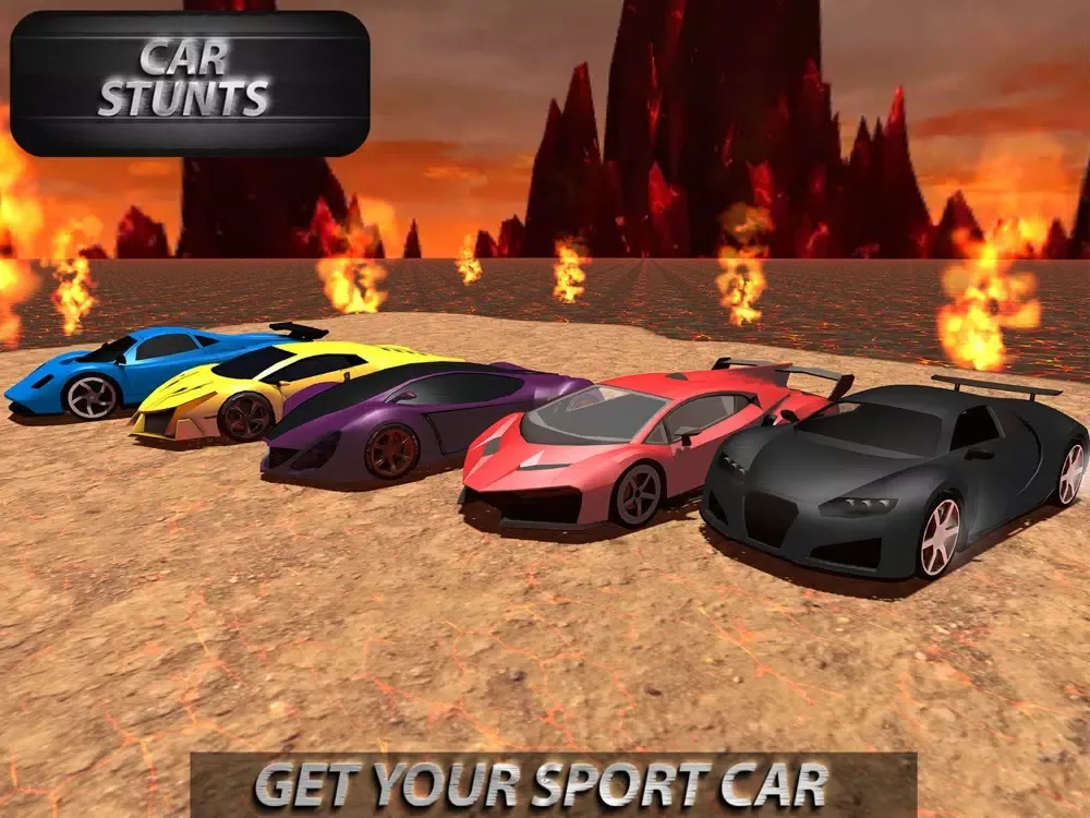 Ảnh chụp màn hình của Sports Car Stunt Survival 2018 iPad 