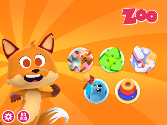 Capturas de tela do Zoo Animals - Games for kids iPad 