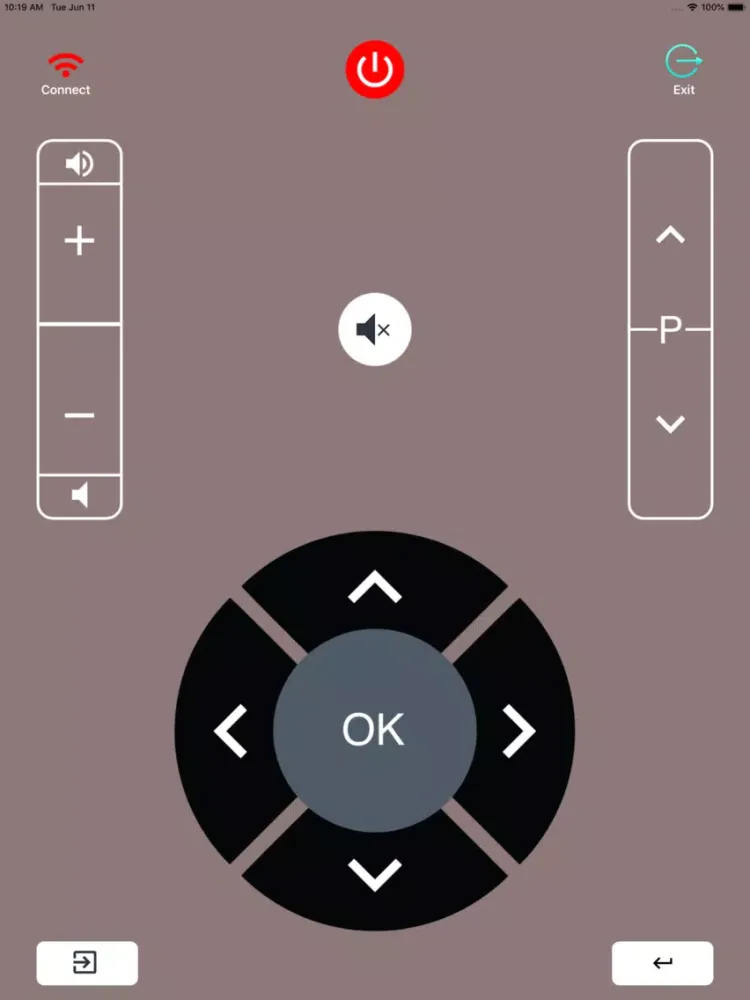 Tangkapan layar Remote Control For Vizio TV iPad 