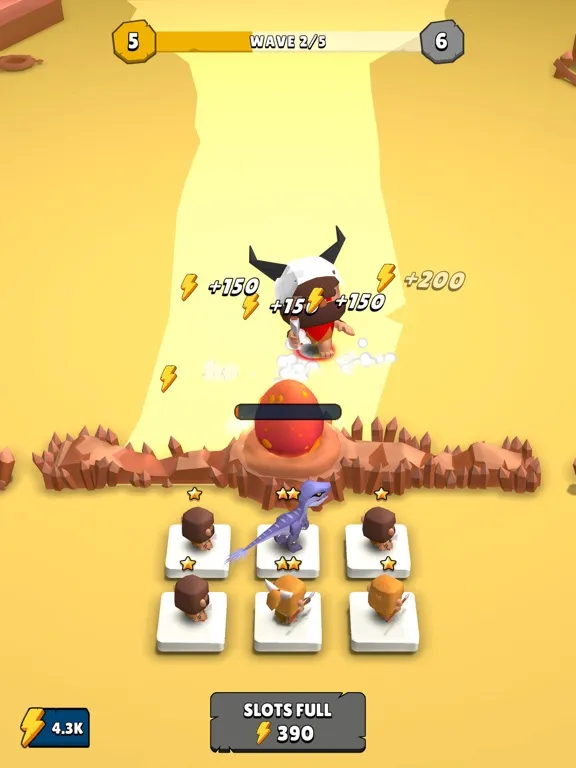 Screenshot di Dino Merge Wars iPad 