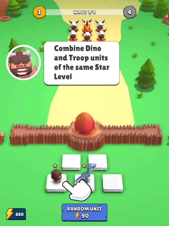 Screenshot di Dino Merge Wars iPad 