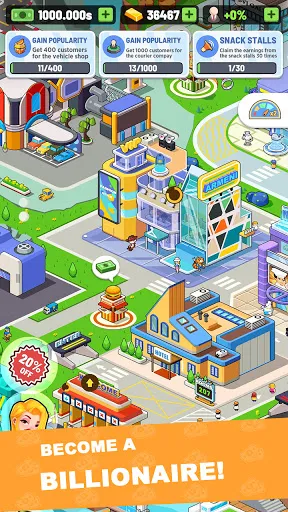 Captures d'écran de Idle City Tycoon-Build Game