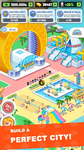 Captures d'écran de Idle City Tycoon-Build Game