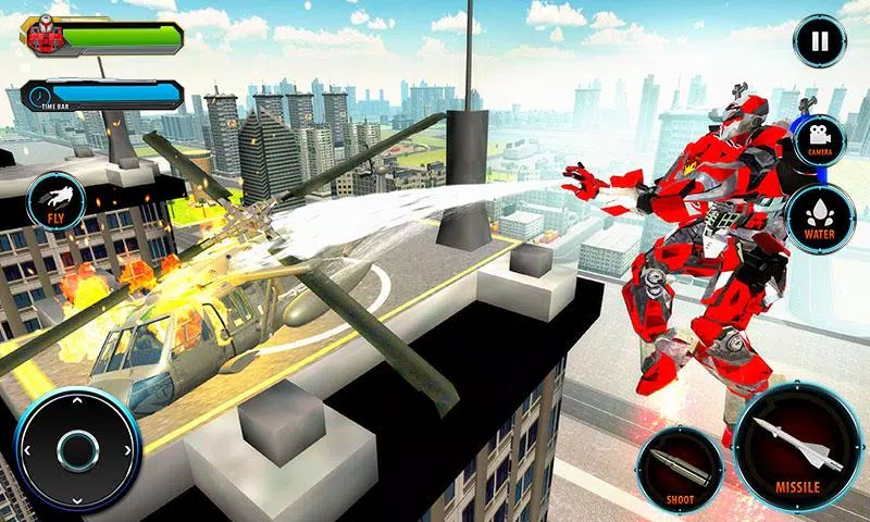 Fire Truck Super Robot Transformation War Screenshots
