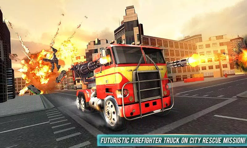 Fire Truck Super Robot Transformation War Screenshots