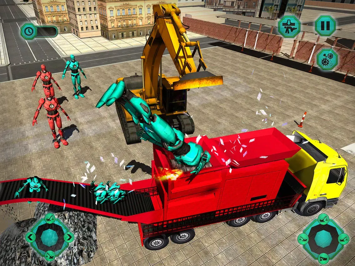 صور Futuristic Robot Crusher Crane iPad 