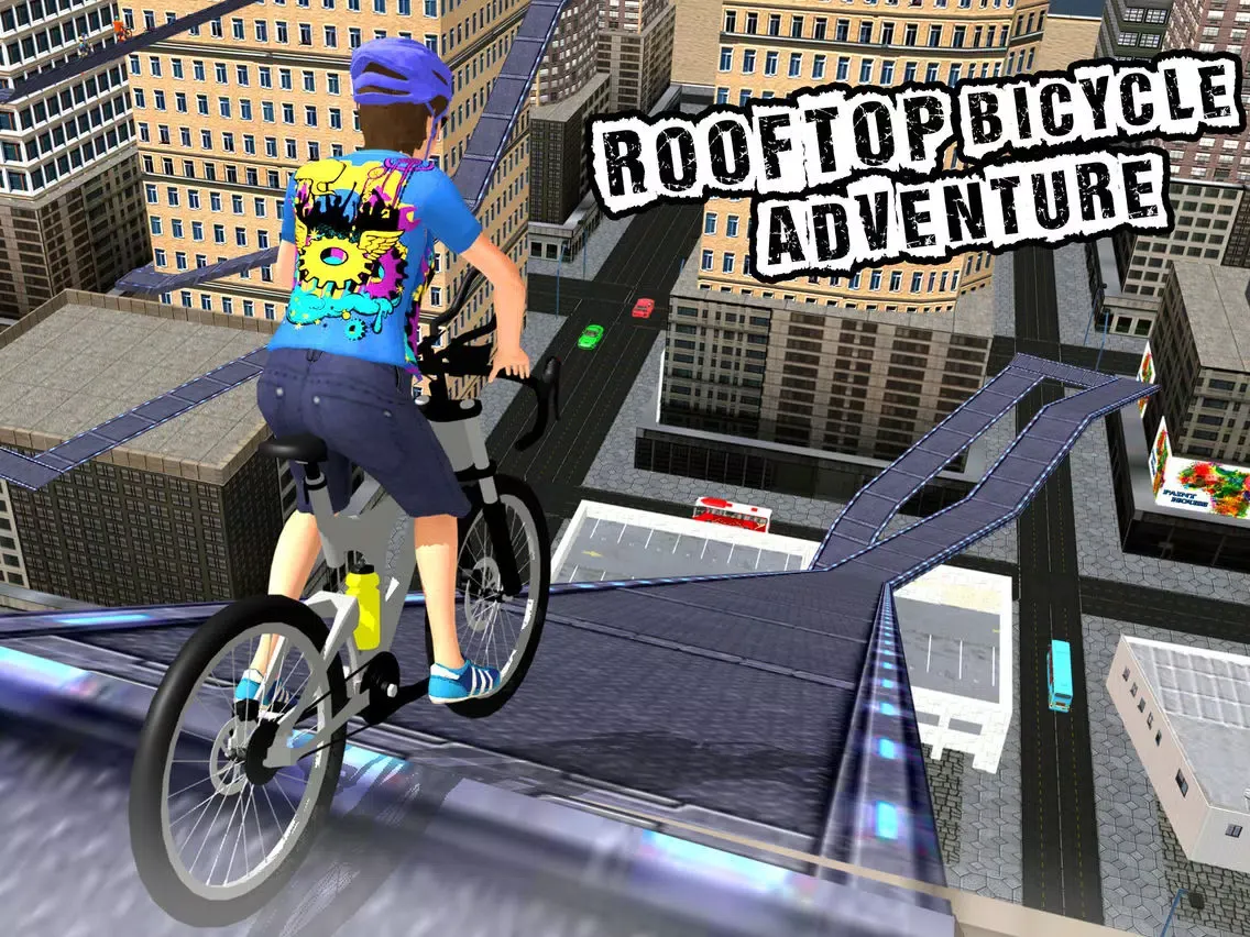 Captures d'écran de Incredible City Building Top Bicycle Ride iPad 