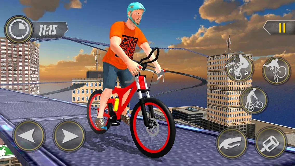 Captures d'écran de Incredible City Building Top Bicycle Ride
