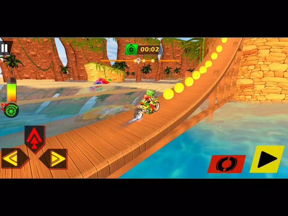 Capturas de tela do Motocross Mad Bike Stunt Rider iPad 