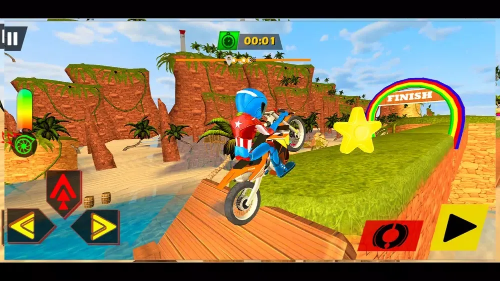Capturas de tela do Motocross Mad Bike Stunt Rider