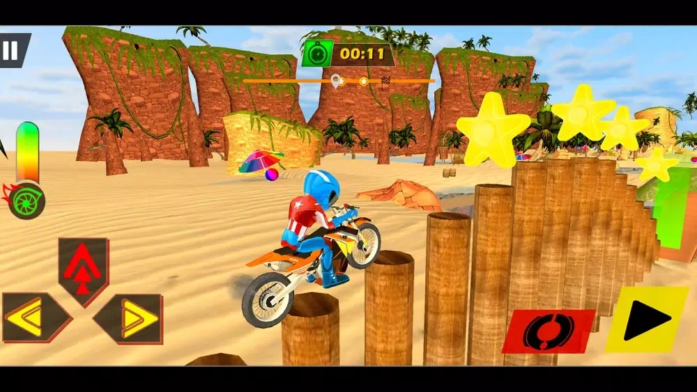 Capturas de tela do Motocross Mad Bike Stunt Rider